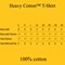 Gildan Unisex Heavy Cotton Black Blank T-Shirt Bundle for DIY Crafts